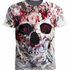 T6 Floral Skull Men's T-Shirt
