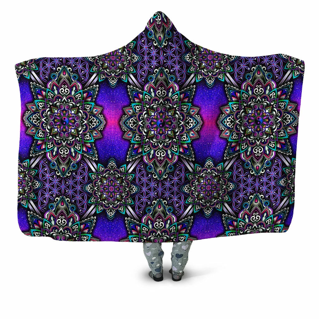 Blooming Balance Hooded Blanket T6 Blooming Balance Hooded Blanket -iEDM Shop Briz HoodedBlanket BloomingBalance