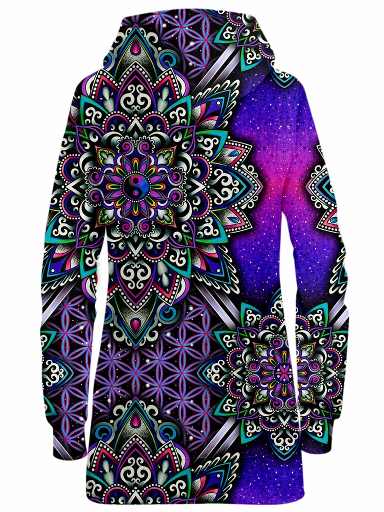 Blooming Balance Hoodie Dress T6 Blooming Balance Hoodie Dress -iEDM Shop Briz HoodieDressBack BloomingBalance