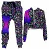 Ready To Ship Blooming Balance Crop Hoodie And Joggers Combo