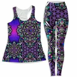 Ready To Ship Blooming Balance Women's Tank And Leggings Combo