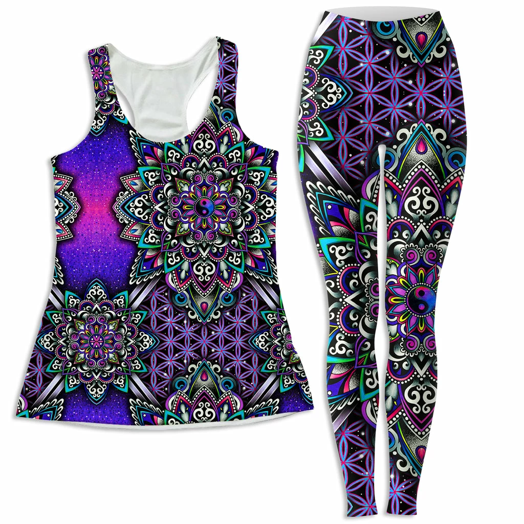 Ready To Ship Blooming Balance Women's Tank And Leggings Combo 3 Ready To Ship Blooming Balance Women's Tank And Leggings Combo