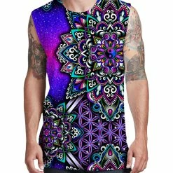 T6 Blooming Balance Men's Muscle Tank