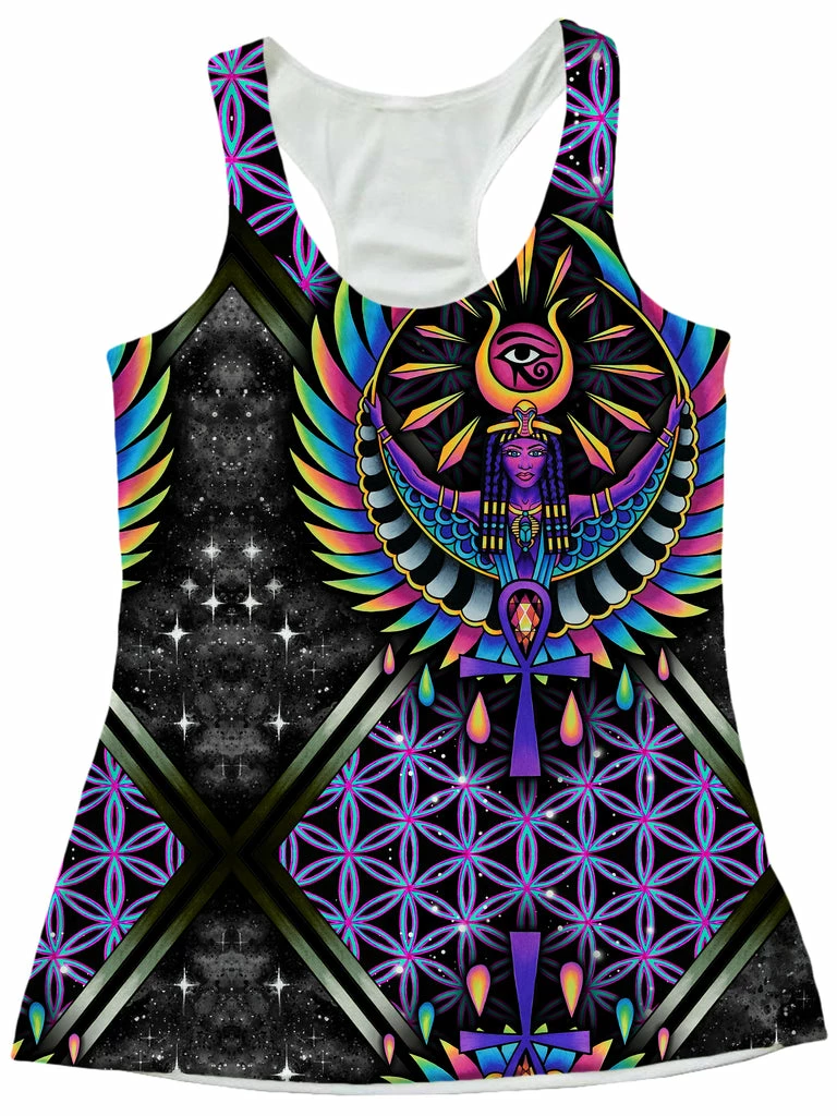 Isis Purple Women's Tank T6 Isis Purple Women's Tank -iEDM Shop Briz TankTopRacerBackFrontVer05 IsisPurple