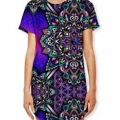 T6 Blooming Balance Drop Cut Unisex T-Shirt -iEDM Shop Briz WomensDropTee Front BloomingBalance 2048x2730 1024x1024