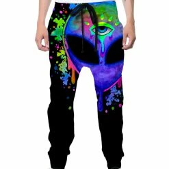 Ready To Ship Splatter Alien Hoodie And Joggers Combo -iEDM Shop Brizbazaar JoggerVer02 SplatterAlien 2048x2730 1024x1024