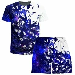Ready To Ship Space Birds T-Shirt And Shorts Combo