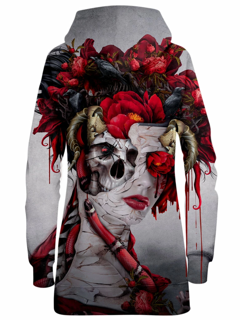 T6 Red Queen Hoodie Dress - Image 2