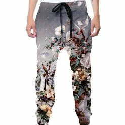T6 Floral Space Joggers