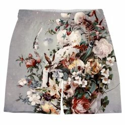 T6 Floral Space Weekend Shorts
