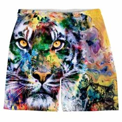 Ready To Ship Tiger T-Shirt And Shorts Combo 7 Ready To Ship Tiger T-Shirt And Shorts Combo -iEDM Shop RizaPeker MensShortsFront Tiger 2073x2730 1024x1024