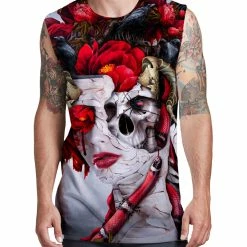 T6 Red Queen Men's Muscle Tank