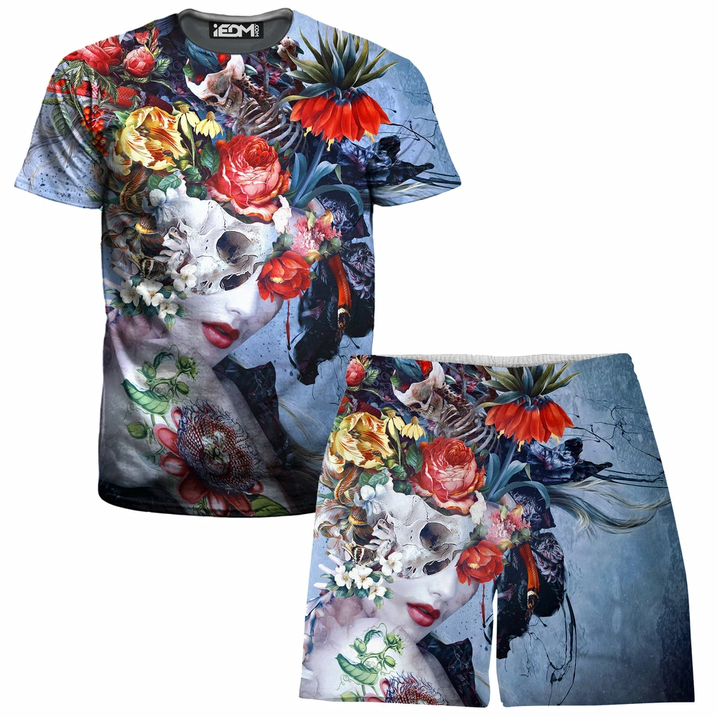 Dark Queen T-Shirt and Shorts Combo Ready To Ship Dark Queen T-Shirt And Shorts Combo -iEDM Shop RizaPeker Shorts TShirt DarkQueen