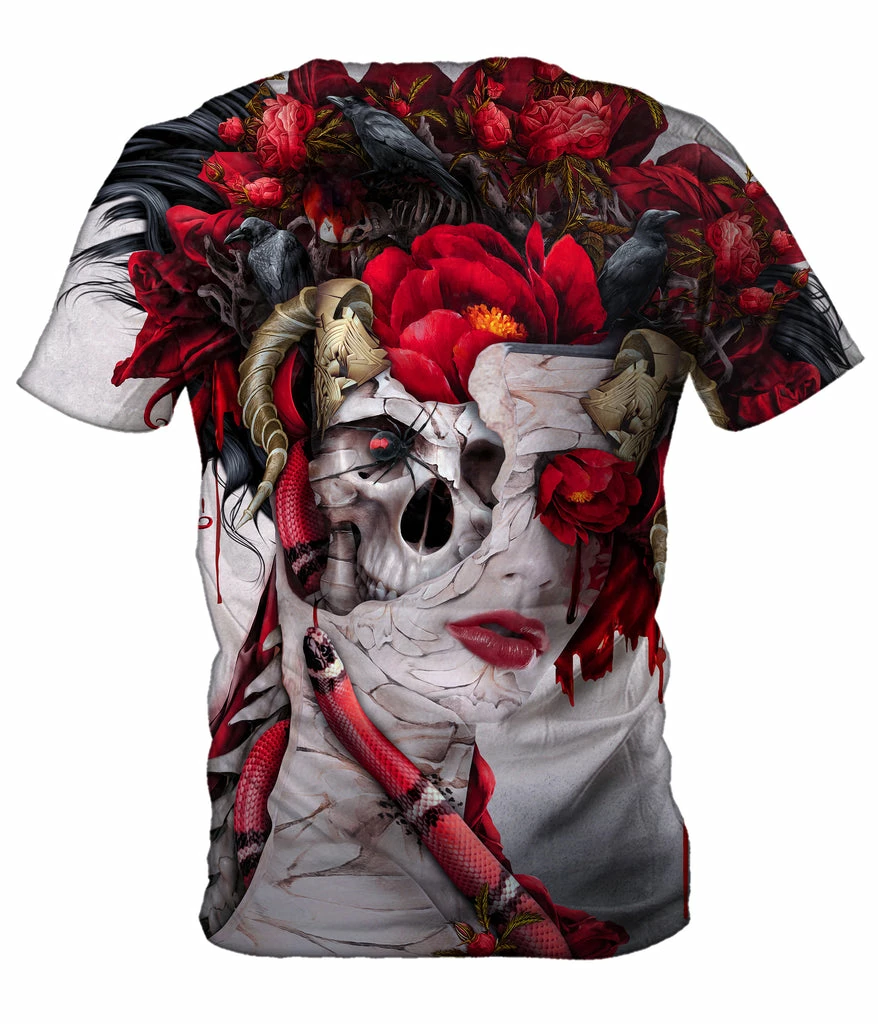Red Queen Men's T-Shirt T6 Red Queen Men's T-Shirt -iEDM Shop RizaPeker TShirtBackVer02 RedQueen