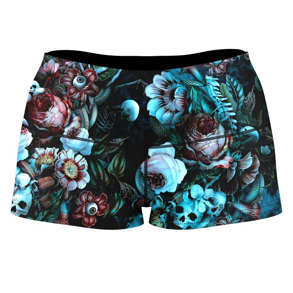T6 Eyes Of Darkness High-Waisted Women's Shorts
