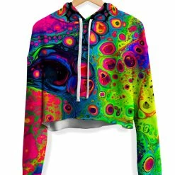 T6 90s Trip Fleece Crop Hoodie