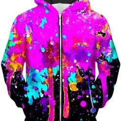 T6 Abstract 2 Unisex Zip-Up Hoodie