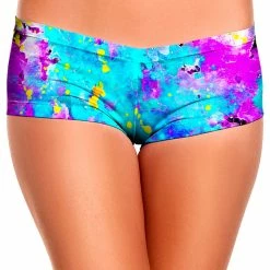 T6 Abstract Booty Shorts