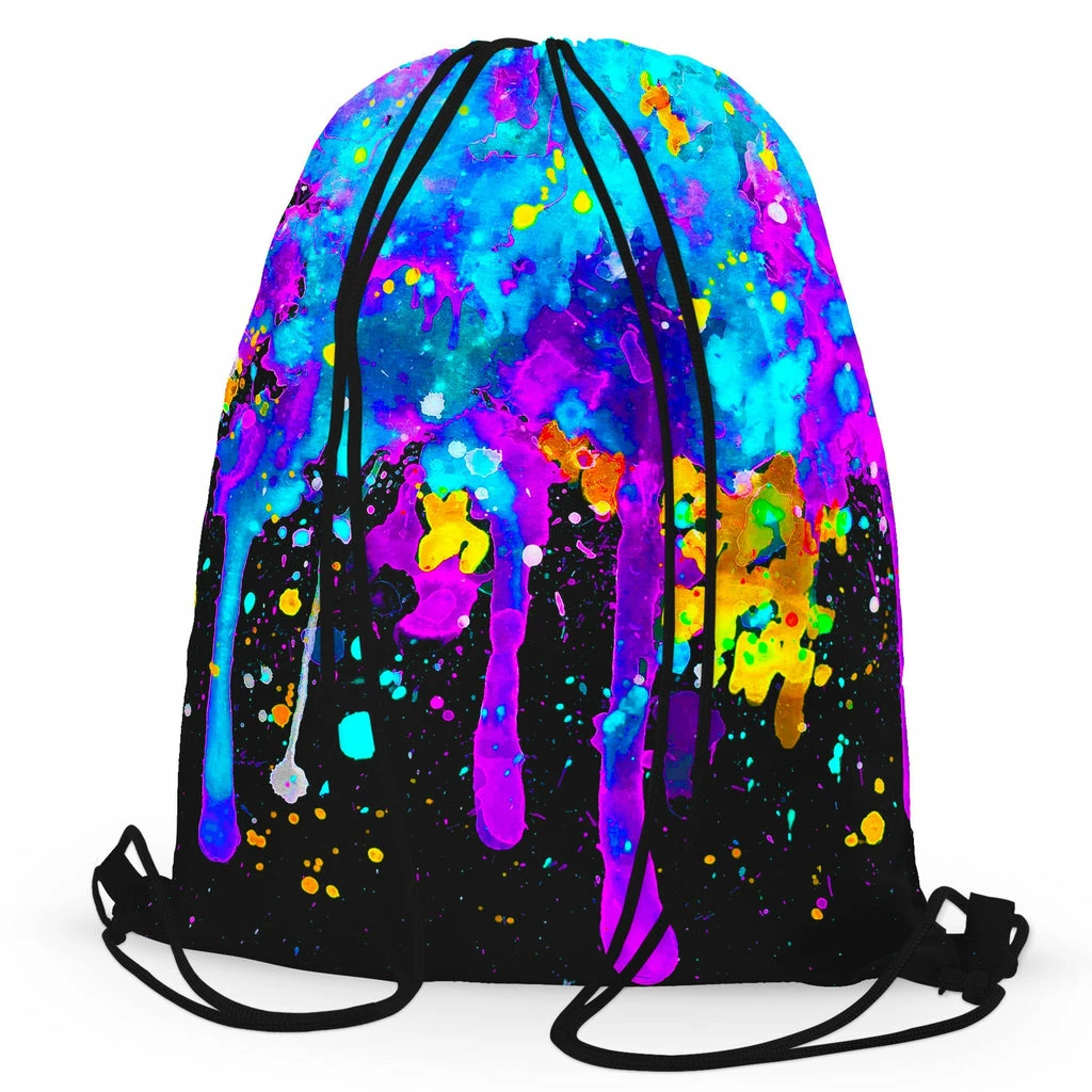 Abstract Drawstring Bag T6 Abstract Drawstring Bag -iEDM Shop brizbazaar abstract drawstring bag