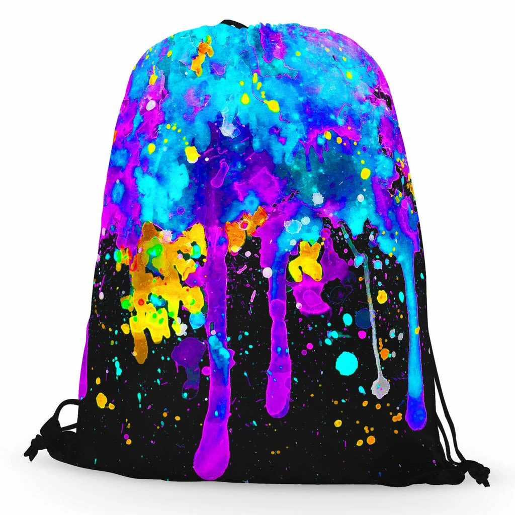 Abstract Drawstring Bag T6 Abstract Drawstring Bag -iEDM Shop brizbazaar abstract drawstring bag