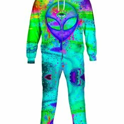 T6 Alien Melt Purple Onesie