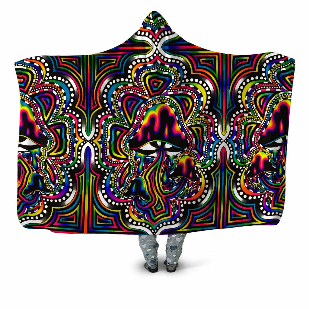 Briz Shroomz Hooded Blanket T6 Briz Shroomz Hooded Blanket -iEDM Shop brizbazaar briz shroomz hooded blanket