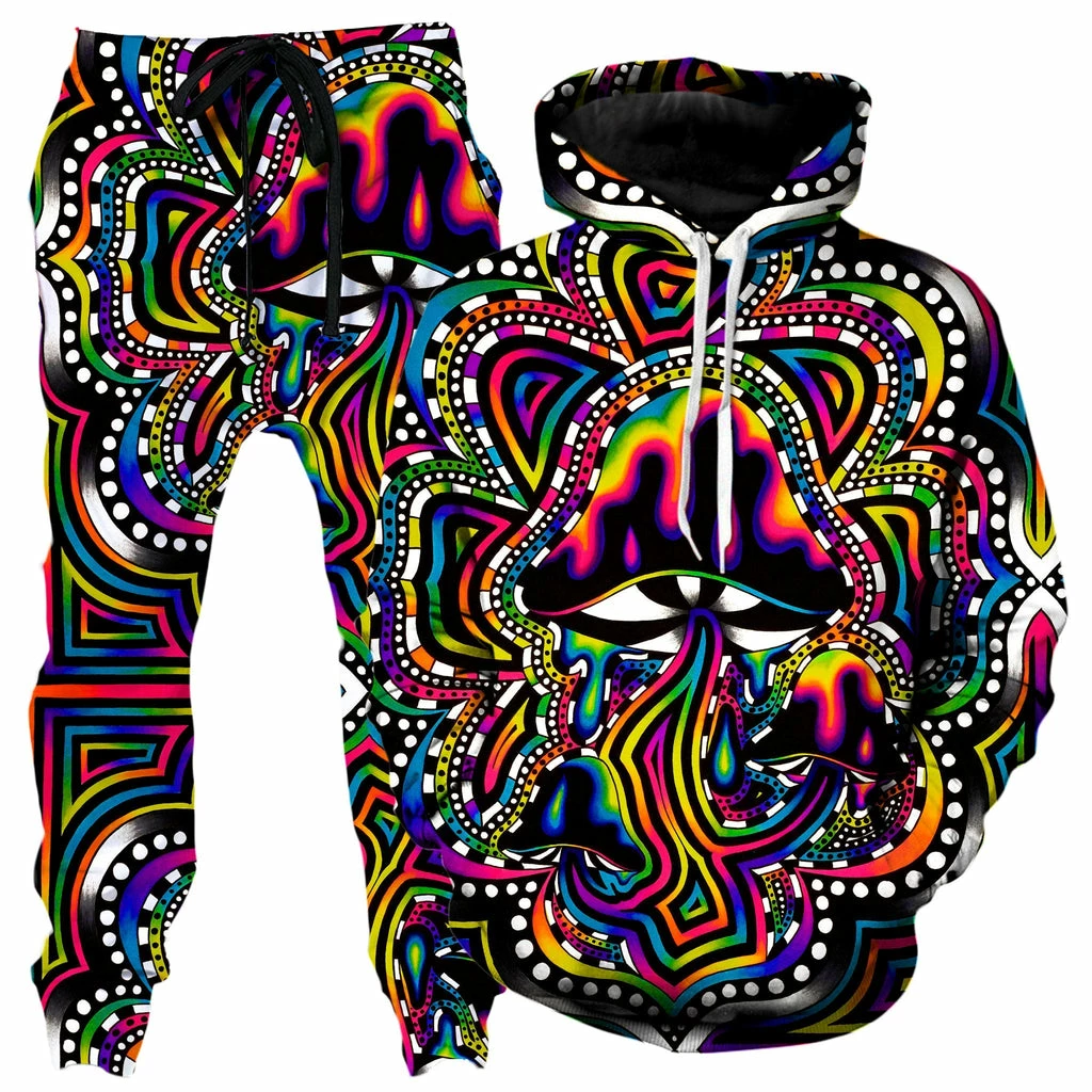 Briz Shroomz Hoodie and Joggers Combo Ready To Ship Briz Shroomz Hoodie And Joggers Combo -iEDM Shop brizbazaar briz shroomz hoodie and joggers combo