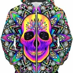 T6 Burnout Unisex Zip-Up Hoodie