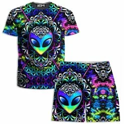 Ready To Ship Conscious Cosmos T-Shirt And Shorts Combo
