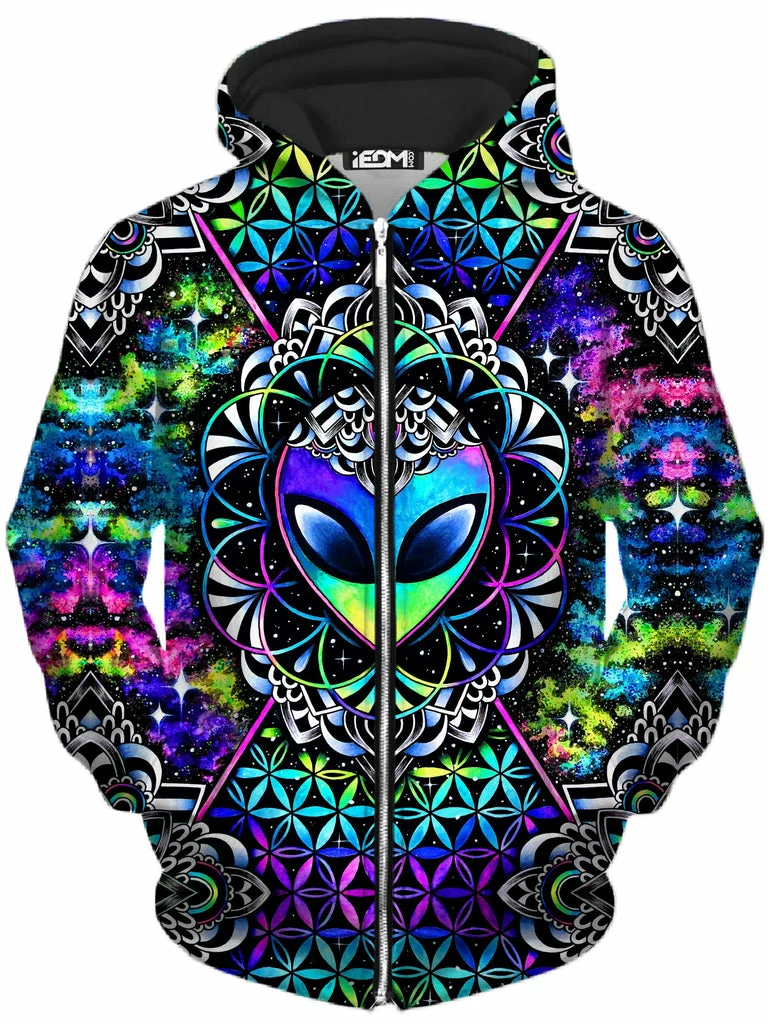 Conscious Cosmos Zip-Up Hoodie and Leggings Combo Ready To Ship Conscious Cosmos Zip-Up Hoodie And Leggings Combo -iEDM Shop brizbazaar conscious cosmos zip up hoodie and leggings combo