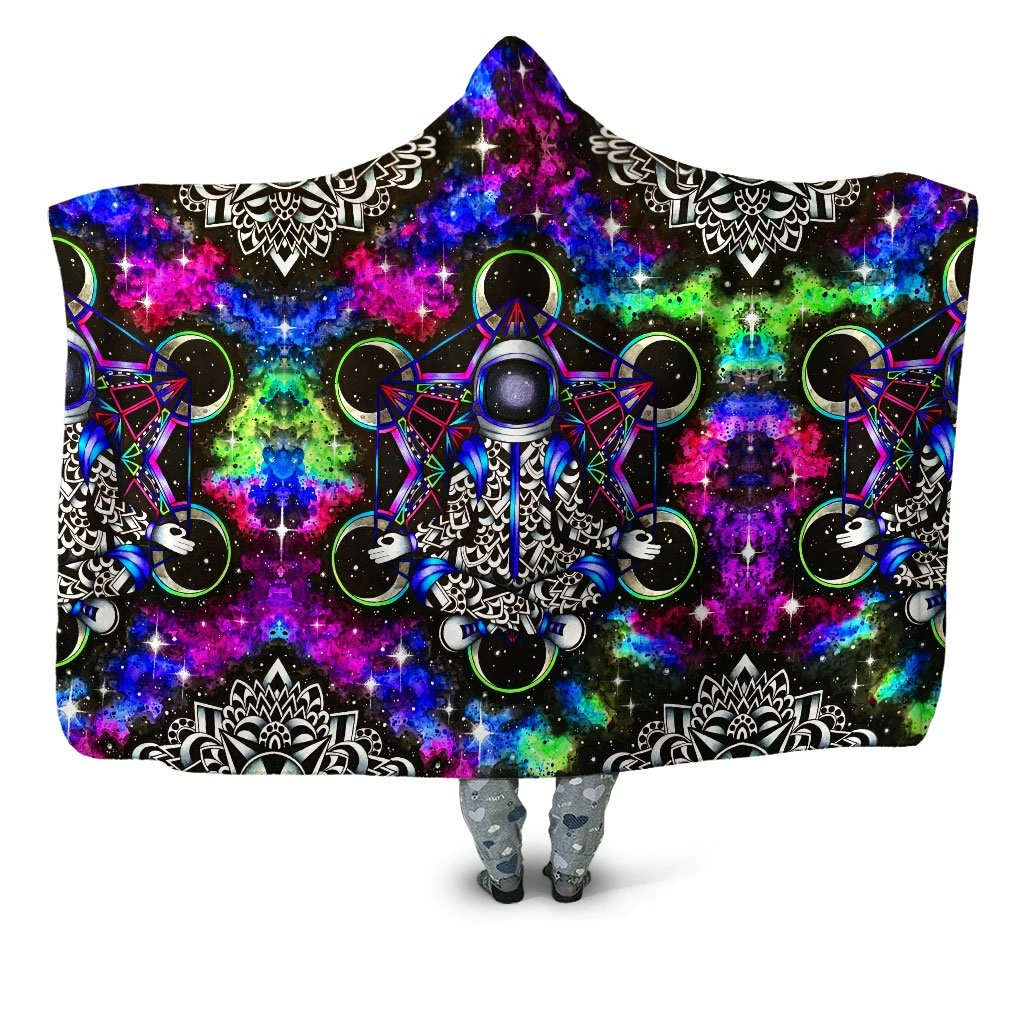 Cosmonaut Hooded Blanket T6 Cosmonaut Hooded Blanket -iEDM Shop brizbazaar cosmonaut hooded blanket