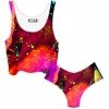 Ready To Ship Cosmos Crop Top And Booty Shorts Combo