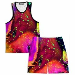 Ready To Ship Cosmos Men's Tank And Shorts Combo