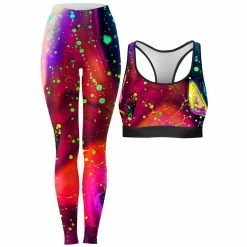 Ready To Ship Cosmos Rave Bra And Leggings Combo