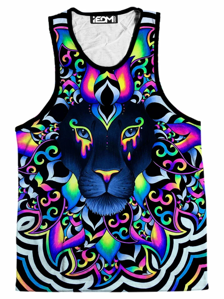 Electric Lion Men's Tank and Shorts Combo Ready To Ship Electric Lion Men's Tank And Shorts Combo -iEDM Shop brizbazaar electric lion men s tank and shorts combo