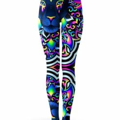 Ready To Ship Electric Lion Zip-Up Hoodie And Leggings Combo -iEDM Shop brizbazaar electric lion zip up hoodie and leggings combo 28989391503435 1024x1024