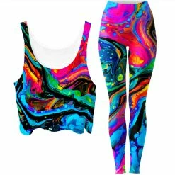 Ready To Ship Funkadelic Crop Top And Leggings Combo