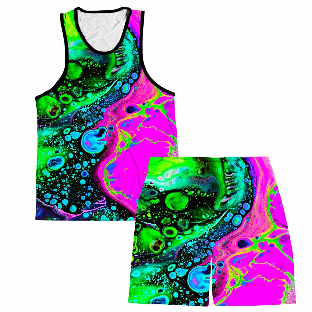 Jasper Sea Tank and Shorts Combo Ready To Ship Jasper Sea Tank And Shorts Combo -iEDM Shop brizbazaar jasper sea tank and shorts combo