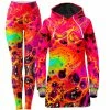 Ready To Ship Lava Trip Hoodie Dress And Leggings Combo -iEDM Shop brizbazaar lava trip hoodie dress and leggings combo 12068269752395 1024x1024