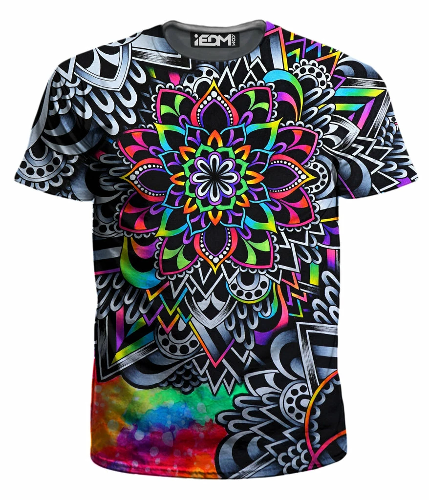 Mandala Vibez Men's T-Shirt T6 Mandala Vibez Men's T-Shirt -iEDM Shop brizbazaar mandala vibez men s t shirt