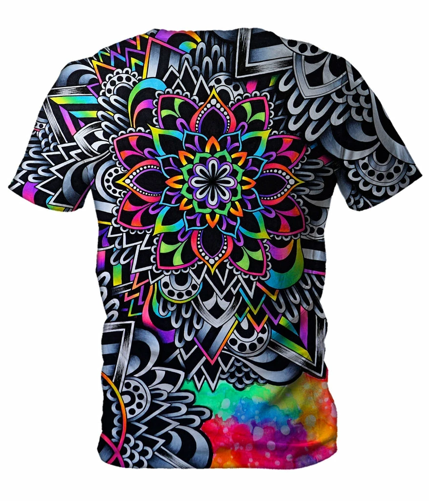 Mandala Vibez Men's T-Shirt T6 Mandala Vibez Men's T-Shirt -iEDM Shop brizbazaar mandala vibez men s t shirt