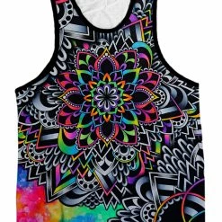 Ready To Ship Mandala Vibez Men's Tank And Shorts Combo -iEDM Shop brizbazaar mandala vibez men s tank and shorts combo 28984843370571 1024x1024