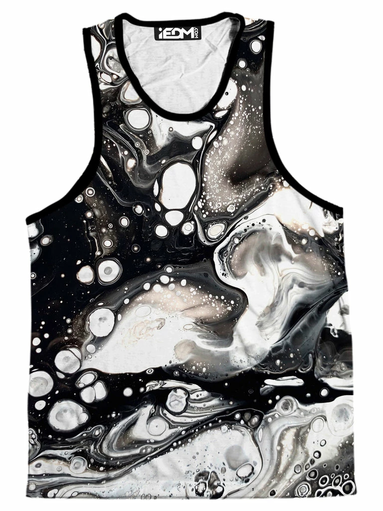 Monochrome Melt Men's Tank and Shorts Combo Ready To Ship Monochrome Melt Men's Tank And Shorts Combo -iEDM Shop brizbazaar monochrome melt men s tank and shorts combo