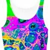 T6 Neon Drip Crop Top