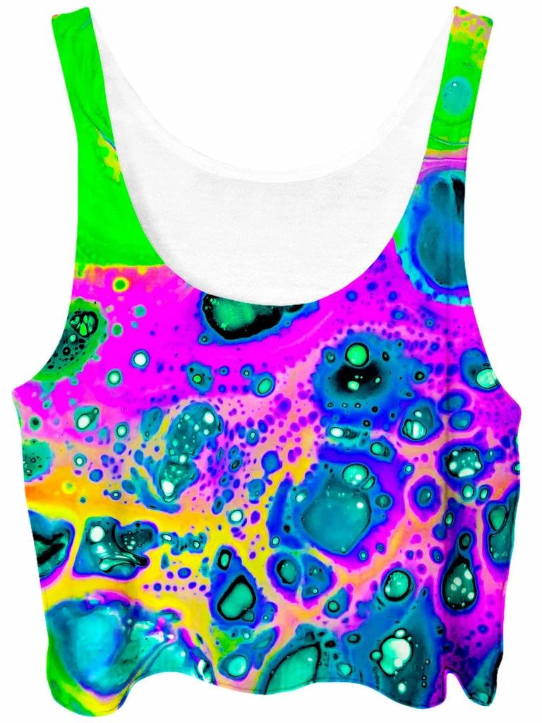 Neon Drip Crop Top T6 Neon Drip Crop Top -iEDM Shop brizbazaar neon drip crop top