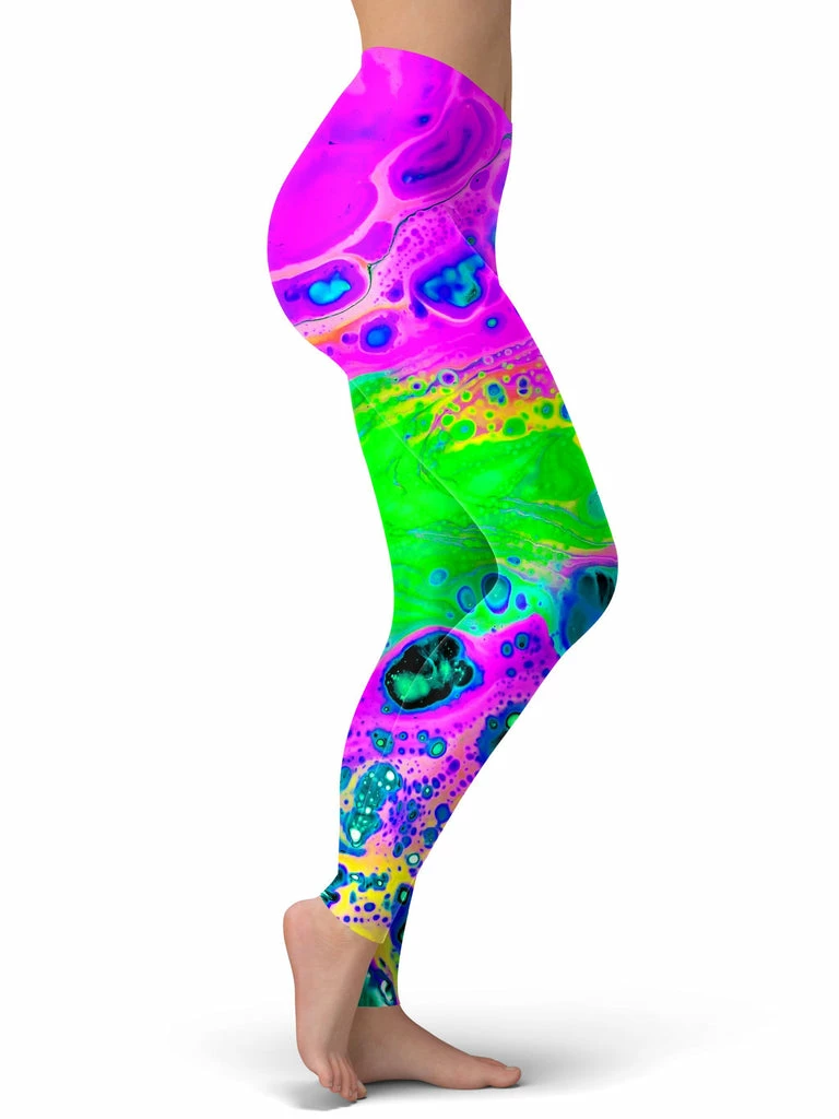Neon Drip Leggings T6 Neon Drip Leggings -iEDM Shop brizbazaar neon drip leggings