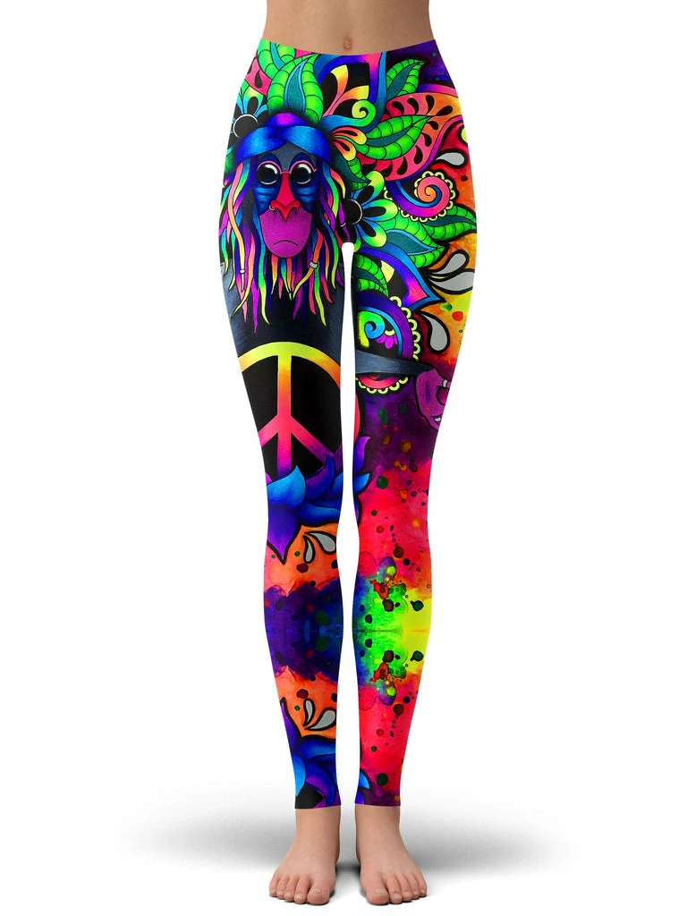 Peace Rafiki Crop Top and Leggings Combo Ready To Ship Peace Rafiki Crop Top And Leggings Combo -iEDM Shop brizbazaar peace rafiki crop top and leggings combo