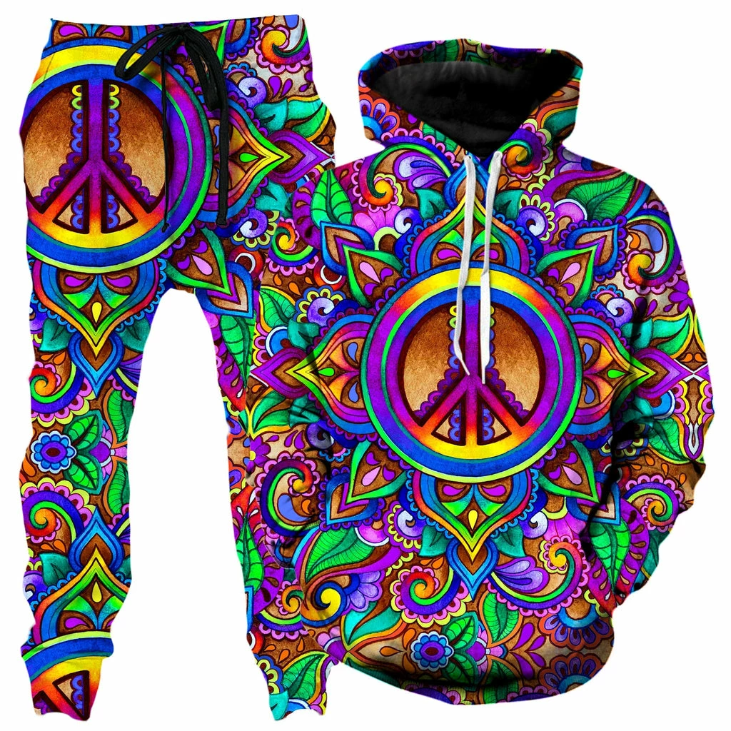 Peace Stock Hoodie and Joggers Combo Ready To Ship Peace Stock Hoodie And Joggers Combo -iEDM Shop brizbazaar peace stock hoodie and joggers combo