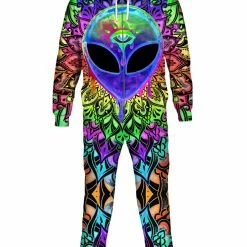T6 Psy Alien Purple Onesie