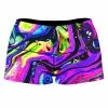 T6 Purple Funk High-Waisted Women's Shorts -iEDM Shop brizbazaar purple funk high waisted women s shorts 29486647607371 1024x1024